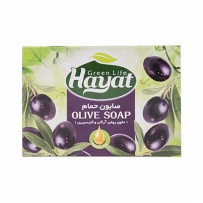 صابون حمام مدل زیتون Olive حیات بسته 5 عددی