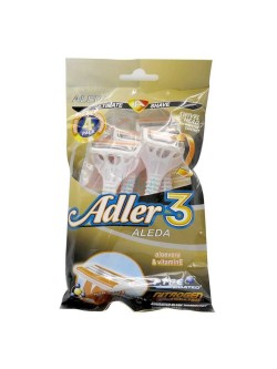 خودتراش 3 لبه مدل Adler 3 نارنجی آلدا بسته 4 عددی