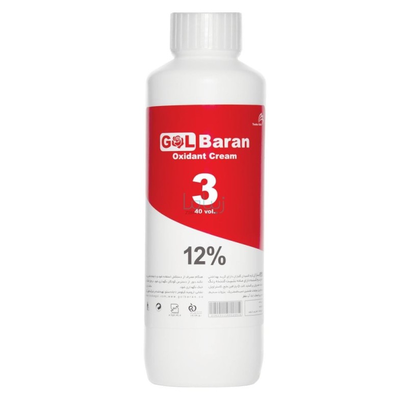 اکسیدان 12% نمره 3 گلباران 750 میل
