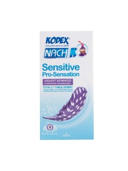 کاندوم کدکس مدل Sensitive Pro-Sensation بسته 12 عددی