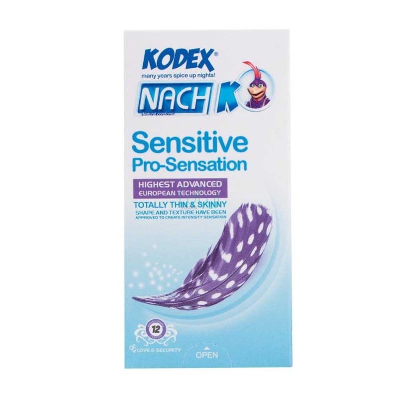 کاندوم مدل Sensitive Pro-Sensation کدکس بسته 12 عددی