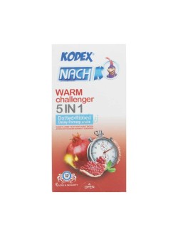 کاندوم کدکس تاخیری مدل Warm Challenger 5in1 بسته 12 عددی