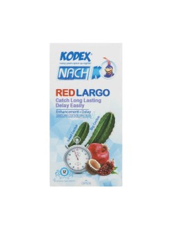 کاندوم کدکس مدل Red Largo بسته 12 عددی