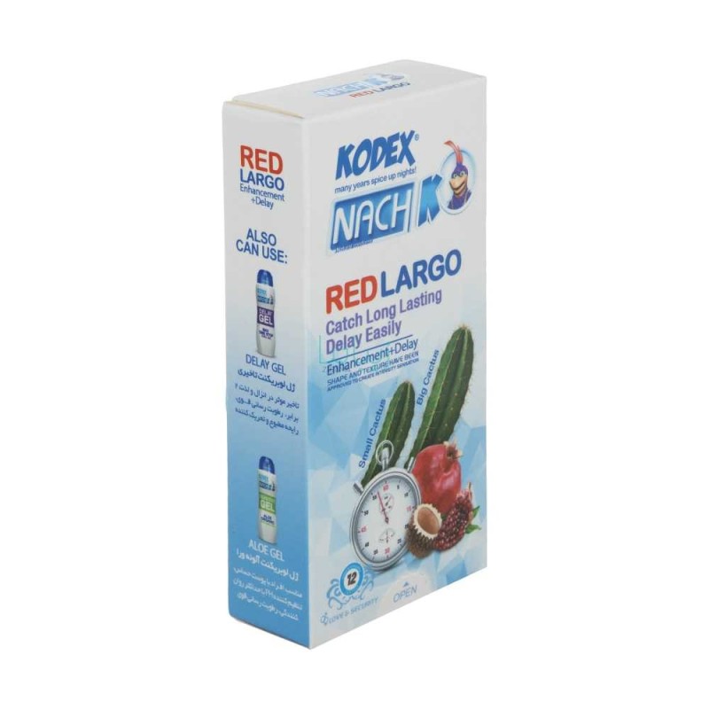 کاندوم مدل Red Largo کدکس بسته 12 عددی