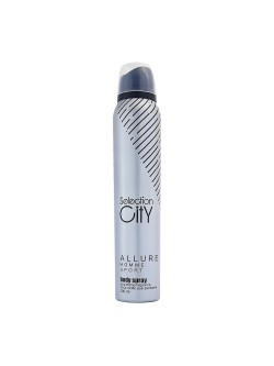 اسپری بدن سلکشن سیتی مدل Allure Homme Sport حجم 200 میل