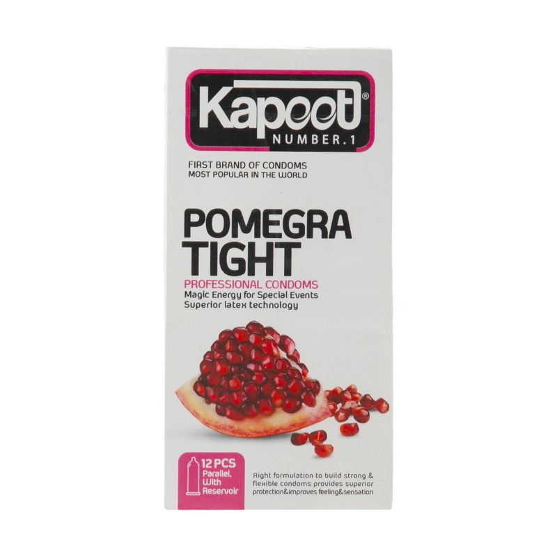 کاندوم مدل Pomegra Tight کاپوت بسته 12 عددی