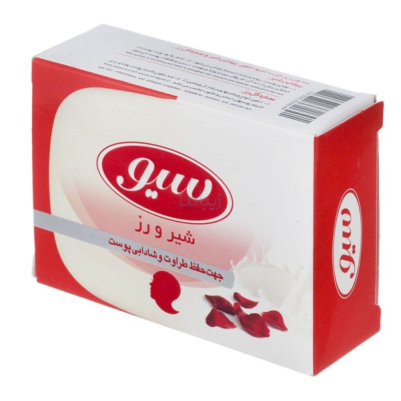 صابون پروتئین شیر و عصاره گل رز سیو 125 گرم