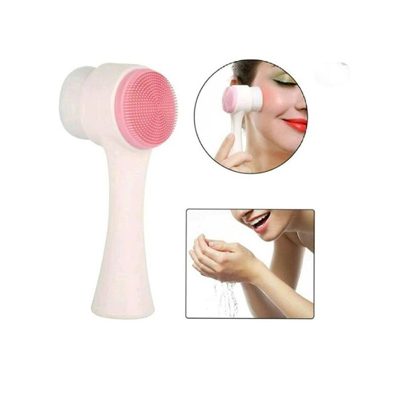 فیس براش دستی سیلیکونی دو طرفه مدل چکشی