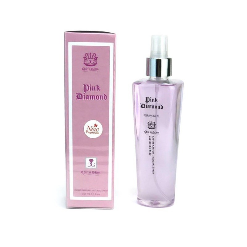 بادی پرفیوم زنانه مدل Pink Diamond چیکن گلام 250 میل