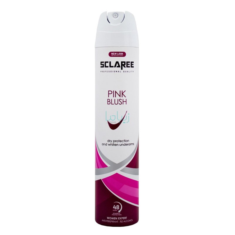 اسپری بدن زنانه مدل Pink Blush اسکلاره 200 میل