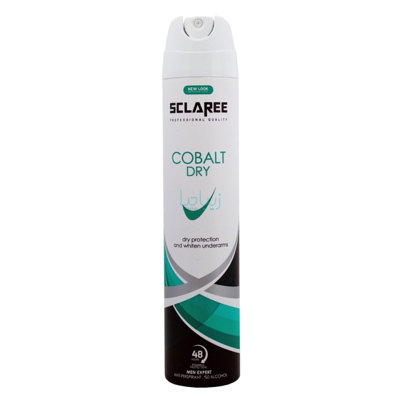 اسپری بدن مردانه مدل Cobalt Dry اسکلاره 200 میل