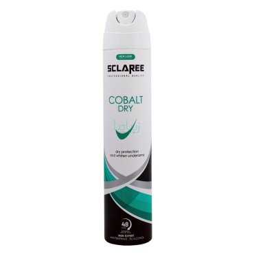 اسپری بدن مردانه مدل Cobalt Dry اسکلاره 200 میل