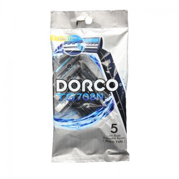 خودتراش دورکو 2 لبه مدل TG708N بسته 5 عددی