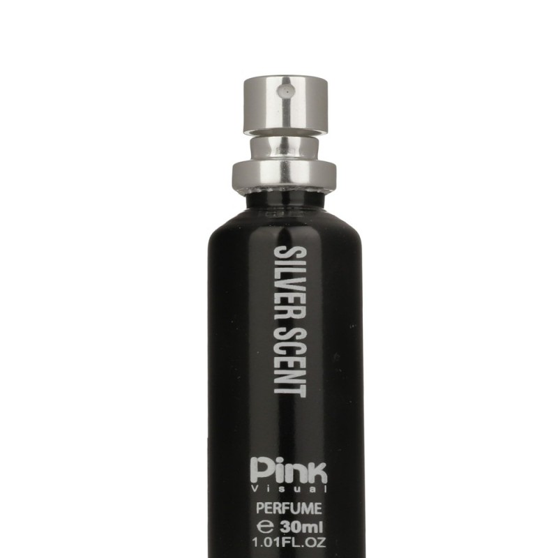 عطر جیبی مدل Silver Scent پینک ویژوال 30 میل