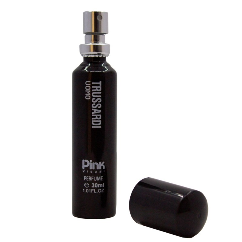 عطر جیبی مدل Trussardi Uomo پینک ویژوال 30 میل