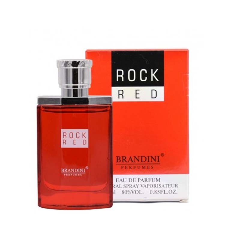 ادوپرفیوم مردانه مدل Rock Red برندینی 25 میل