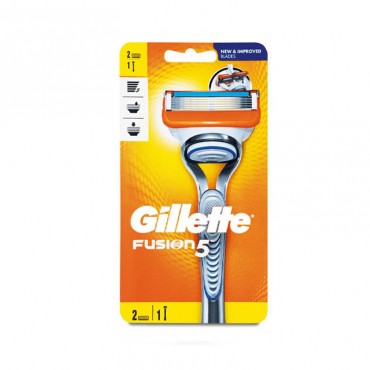 خودتراش 5 لبه مدل Fusion 5 ژیلت حاوی یک دسته و 2 یدک