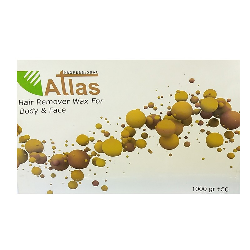 موم وکس اصلاح صورت و بدن مدل عسل Honey اطلس 1 کیلوگرم