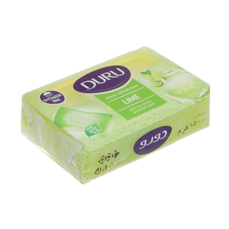 صابون حمام شفاف مدل رایحه لیمو Lime دورو 150 گرم