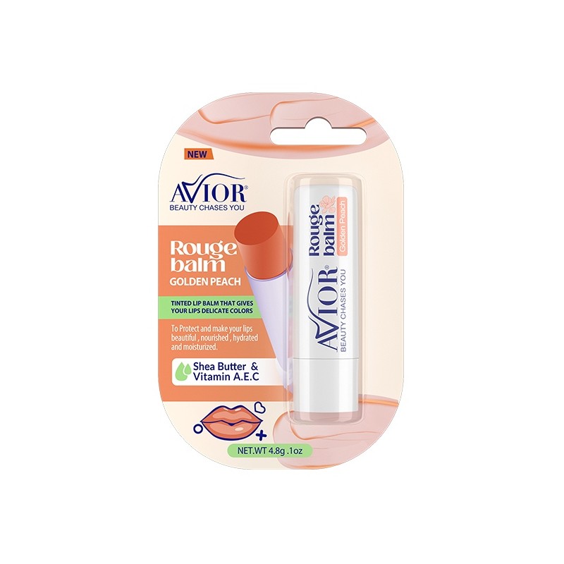 رژ بالم رنگ هلویی Golden Peach اویور 4.8 گرم