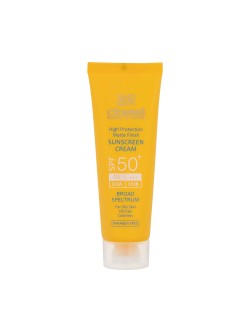 کرم ضد آفتاب SPF50 بدون رنگ فاقد چربی سینره 50 میل
