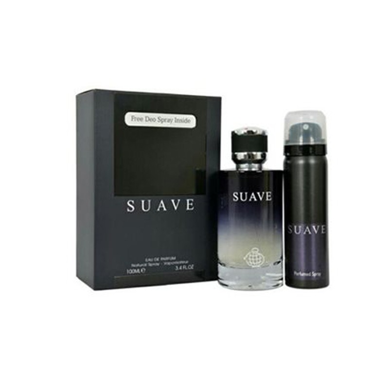 پک ادوپرفیوم و اسپری مردانه مدل Suave فرگرانس 100 میل