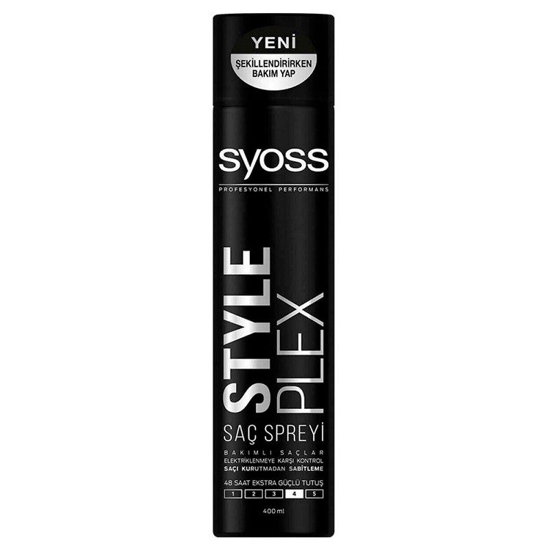 اسپری حالت دهنده مو مدل Style Plex شماره 4 سایوس 400 میل