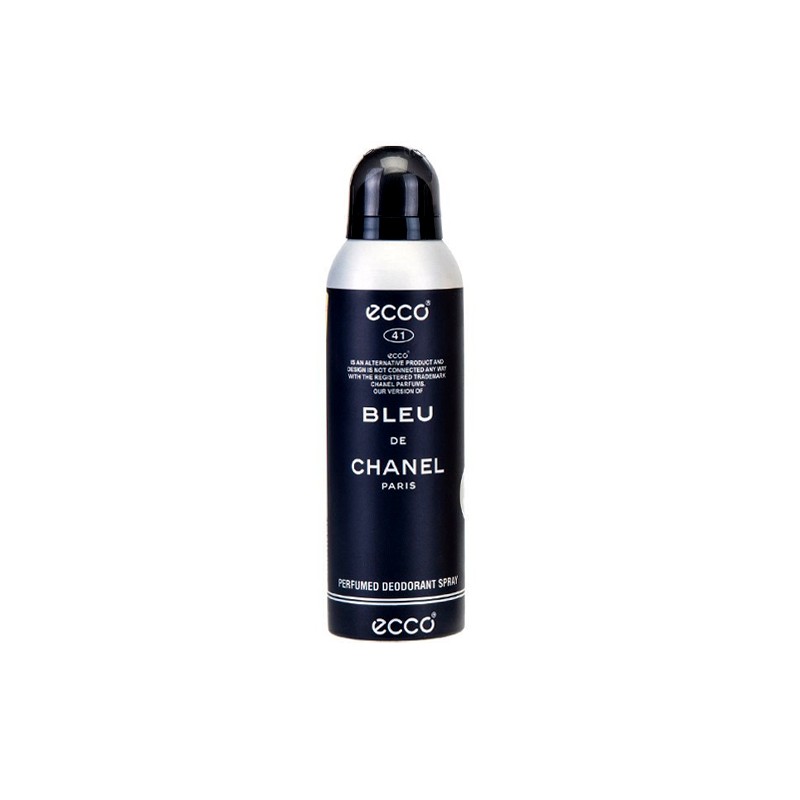 اسپری بدن مردانه مدل BLUE CHANEL شماره 41 اکو 200 میل