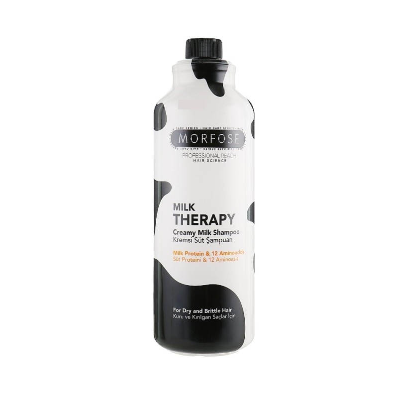 شامپو مو شیر تراپی مدل Milk Therapy مورفوس 1 لیتر