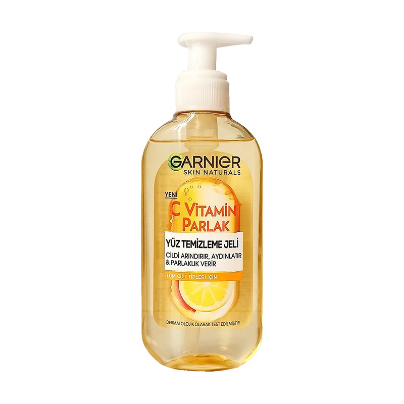 ژل شست و شوی صورت مدل Vitamin C گارنیر 200 میل