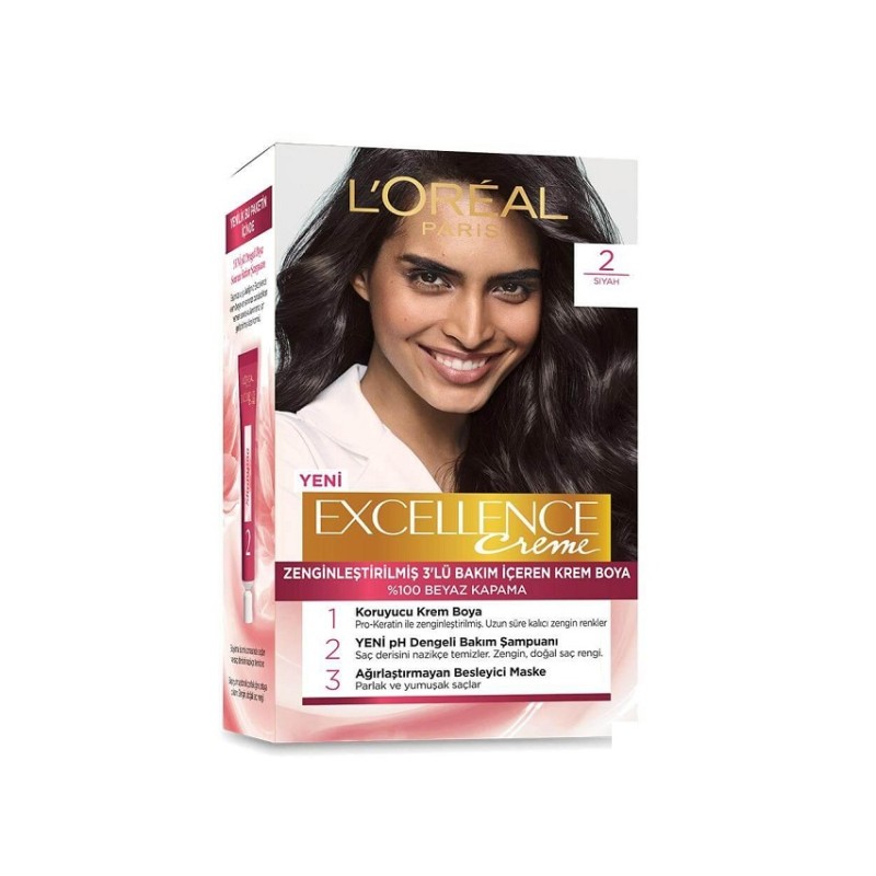کیت رنگ مو سری EXCELLENCE CREME لورال