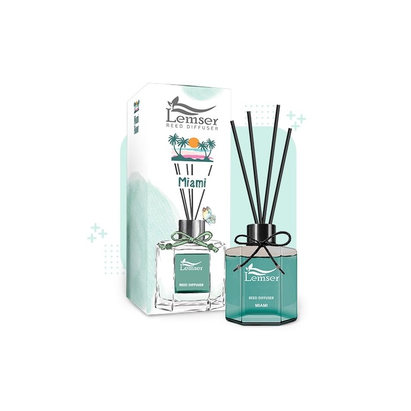 خوشبوکننده هوا رایحه میامی Miami ریددیفیوزر لمسر 120 میل