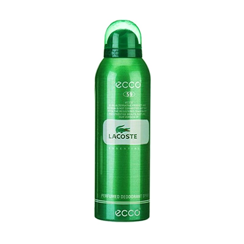 اسپری ضد تعریق مردانه مدل LACOSTE (شماره 59) اکو 200 میل