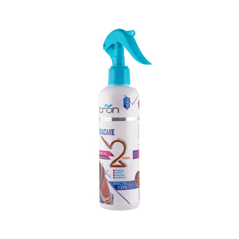 سرم مو دوفاز رطوبت رسان مو حاوی کراتین و روغن آرگان دیترون 250 میل