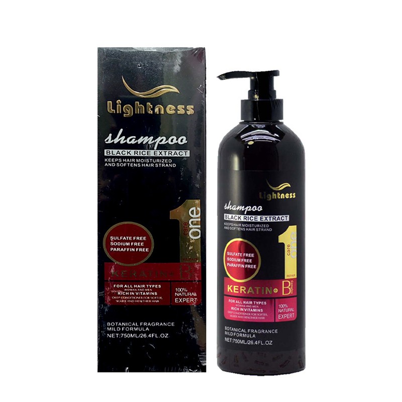 شامپو مو فاقد سولفات مدل KERATIN لایتنس 750 میل