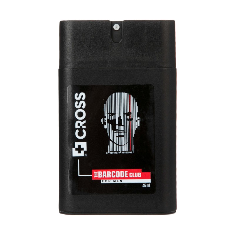 عطر جیبی مردانه مدل بارکد کلاب The Barcode Club کراس 45 میل