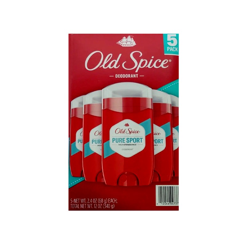 پک استیک ضد تعریق مدل Pure Sport اولداسپایس بسته 5 عددی