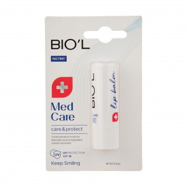 بالم لب مدل Med Care بدون رنگ بیول 4.8 گرم