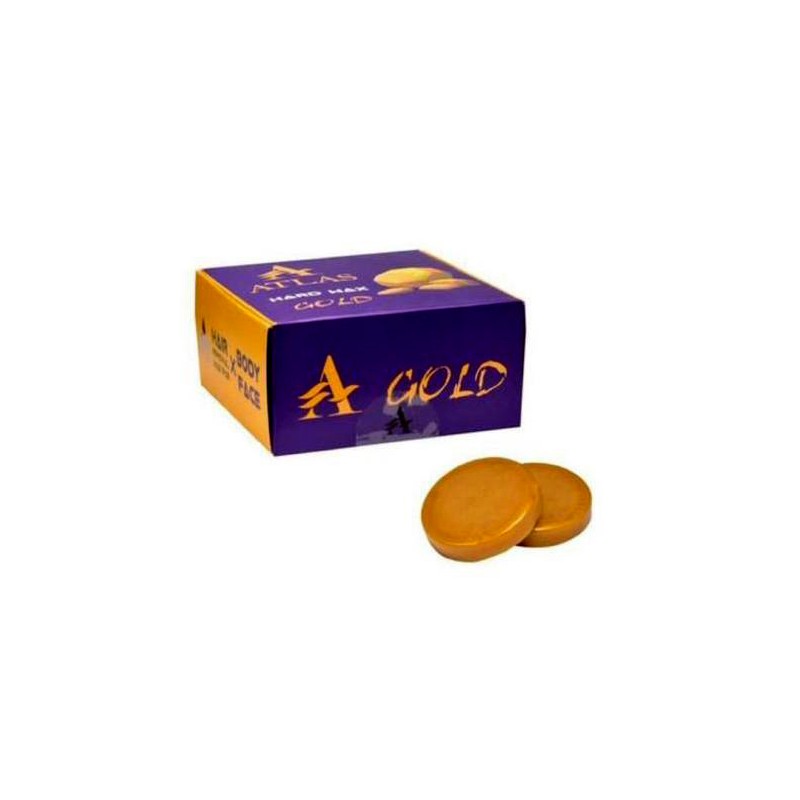 موم وکس اصلاح سکه ای مدل طلا gold اطلس بسته 24 عددی