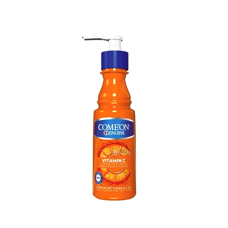 کرم مرطوب کننده پمپی مدل Vitamin C کامان 200 میل
