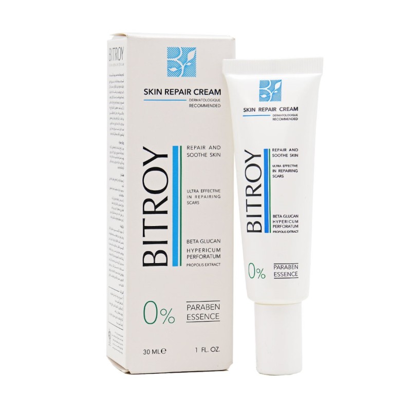 کرم مناسب پوست های آسیب دیده مدل Skin Repair بیتروی 30 میل