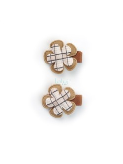 پک گیره مو طرح بابونه کد F02 بسته 2 عددی