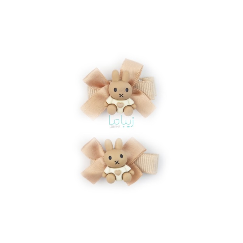 پک گیره مو طرح خرگوش کد D02 بسته 2 عددی
