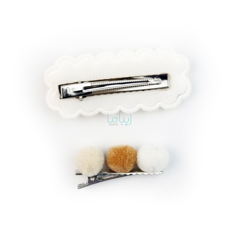 پک گیره مو طرح تدی کد A02 بسته 2 عددی