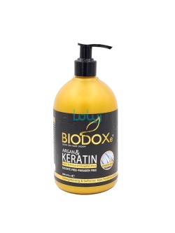 ماسک مو بیوداکس بیرون حمام پمپی مدل Keratin & Argan حجم 500 میل