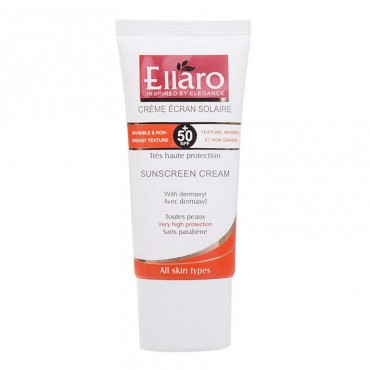 کرم ضدآفتاب SPF50 انواع پوست بژ طبیعی الارو 50 میل