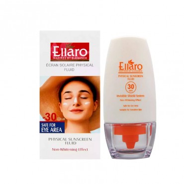 کرم ضدآفتاب SPF30+ مدل فیزیکال بی رنگ الارو 50 میل