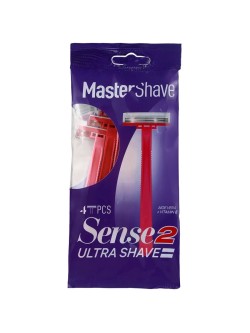خودتراش مستر شیو 2 لبه مدل Sense 2 (صورتی) بسته 4 عددی