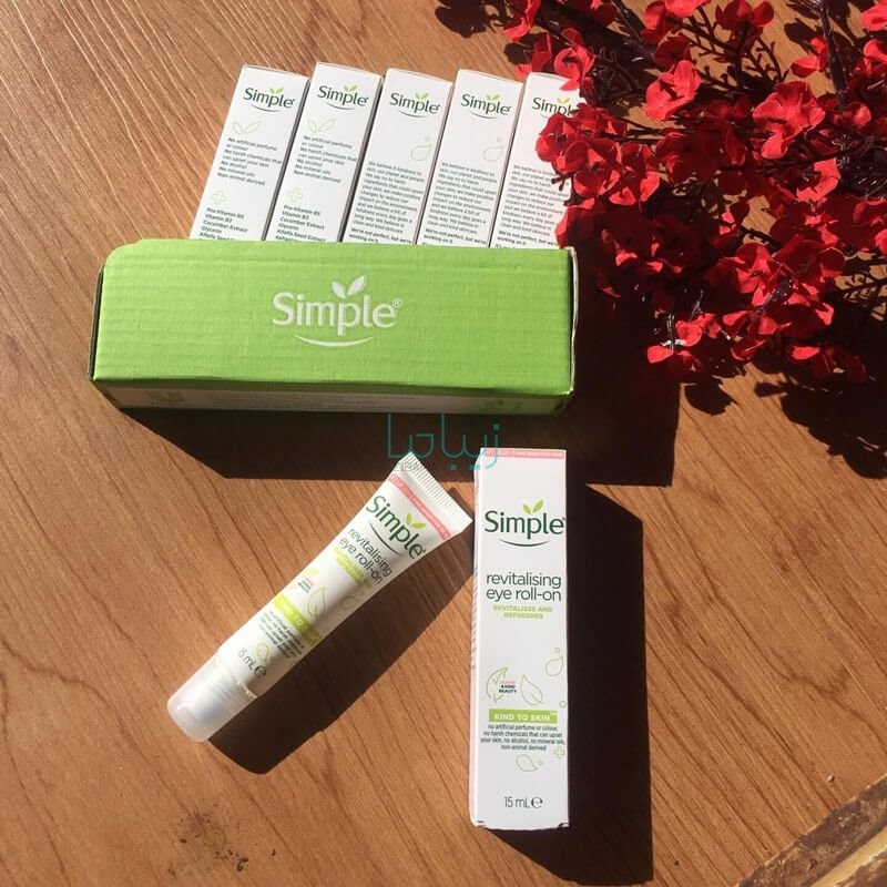 رول دور چشم مدل Revitalising eye roll-on سیمپل 15 میل