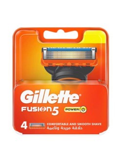 تیغ یدک 5 لبه مدل Fusion 5 Power ژیلت بسته 4 عددی